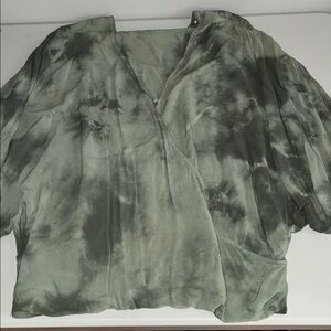 Democracy Olive Green Blouse